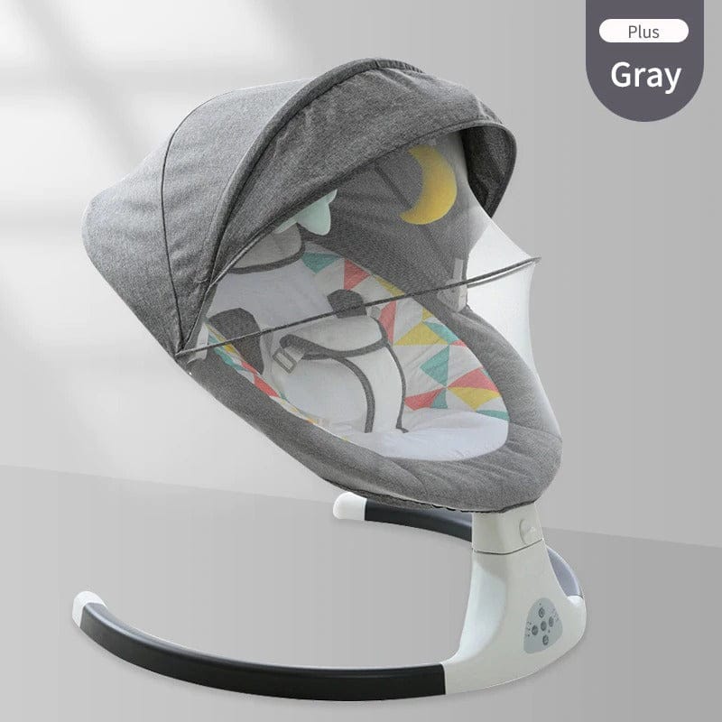 Baby Electric Rocking Chair in gray color