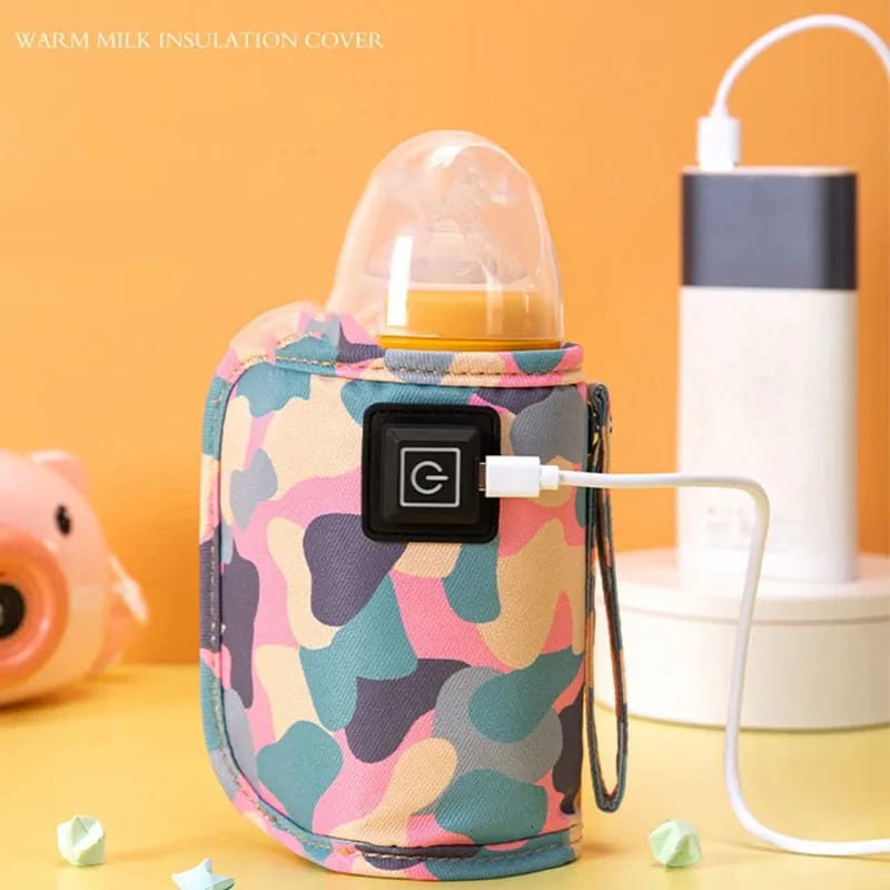 Baby Bottle Warmer is Connected to Charger.