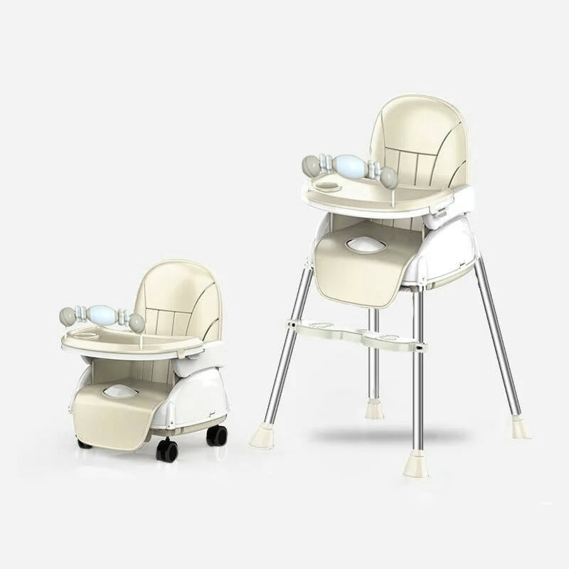 Baby Feeding High Chair in Off White Color.