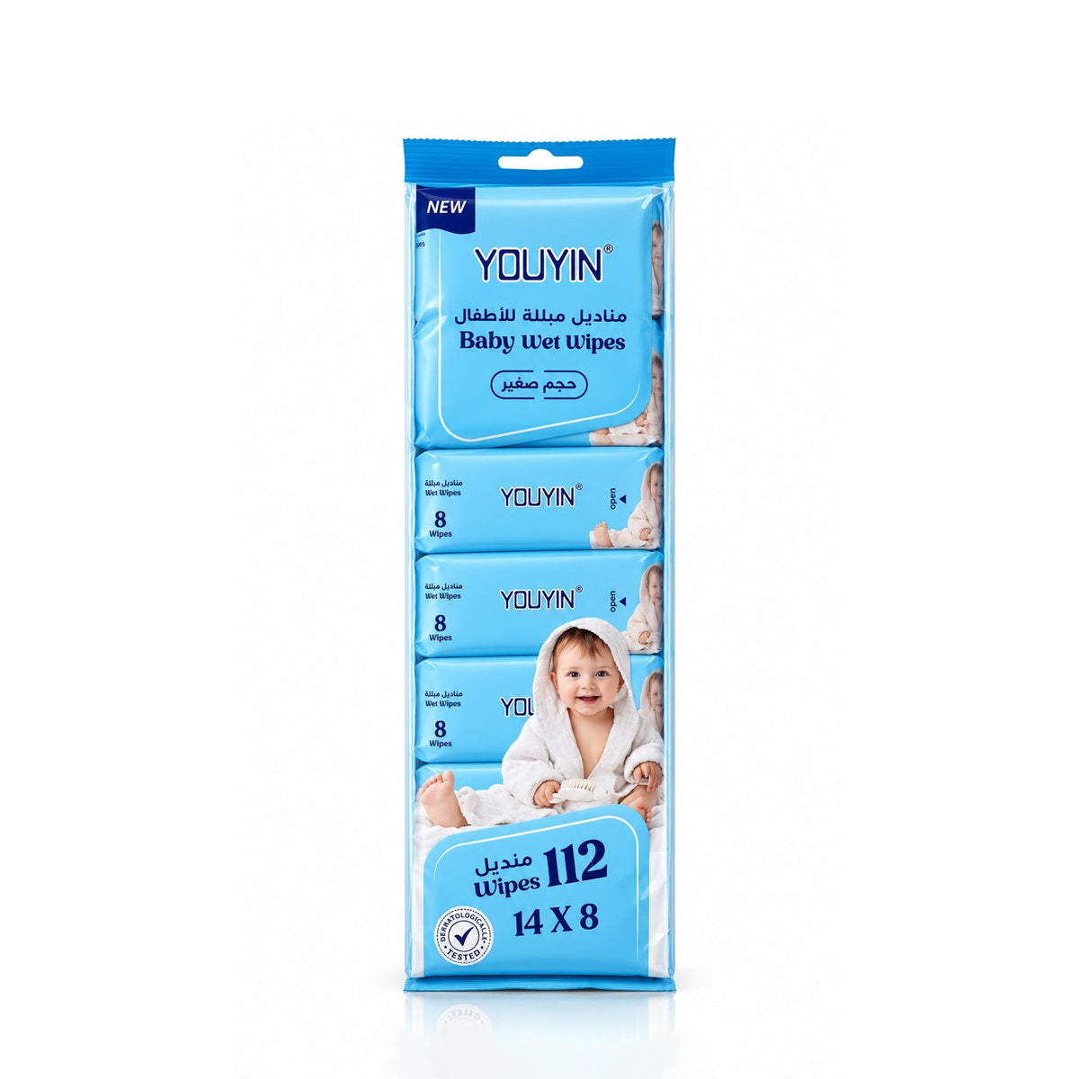 Package of Baby Wet Wipes.