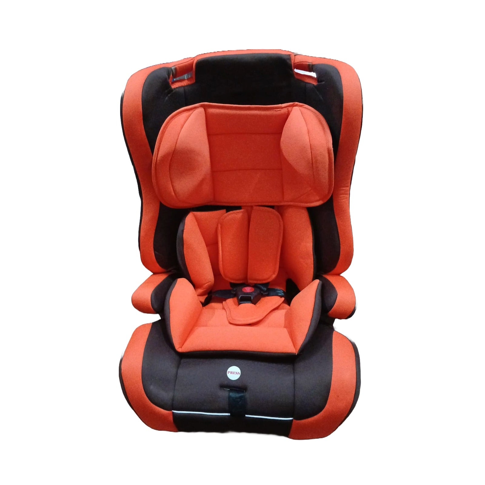 Baby to Toddler Car Seat in Orange Color.