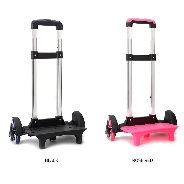 Black and Pink Backpack Trolley.