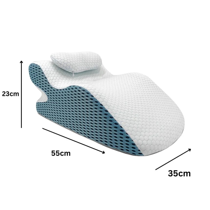 Size Of Backrest, Facedown Pillow.