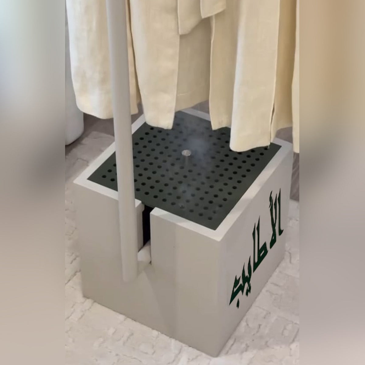 Base Of Cloth Incense Burner Rack Stand With Clothes.