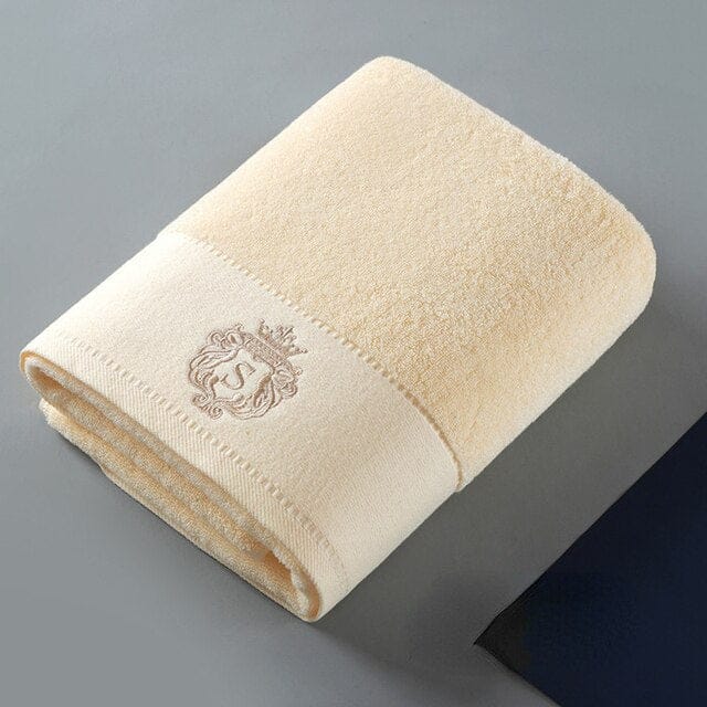 Beige Bathroom Towel.