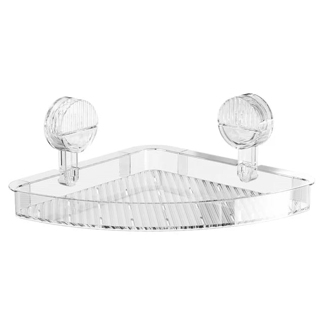 Bathroom Storage Rack, Shower Corner Wall-Mounted Suction Cup Organizer Shelf Bathroom Storage Rack, Shower Corner Wall-Mounted Suction Cup Organizer Shelf