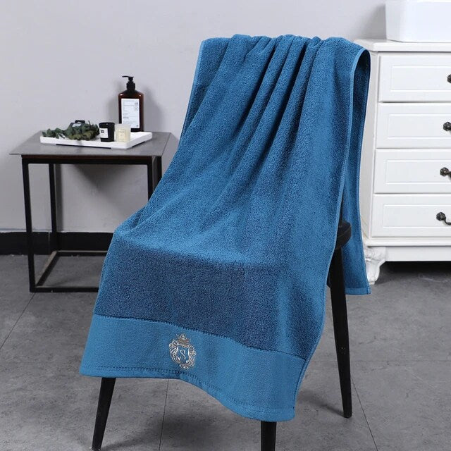 Blue Bath Towel.