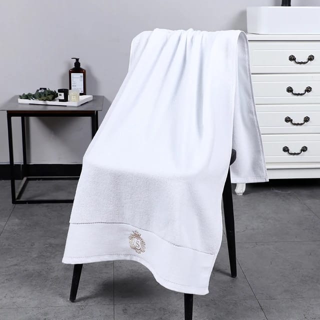 White Bath Towel.
