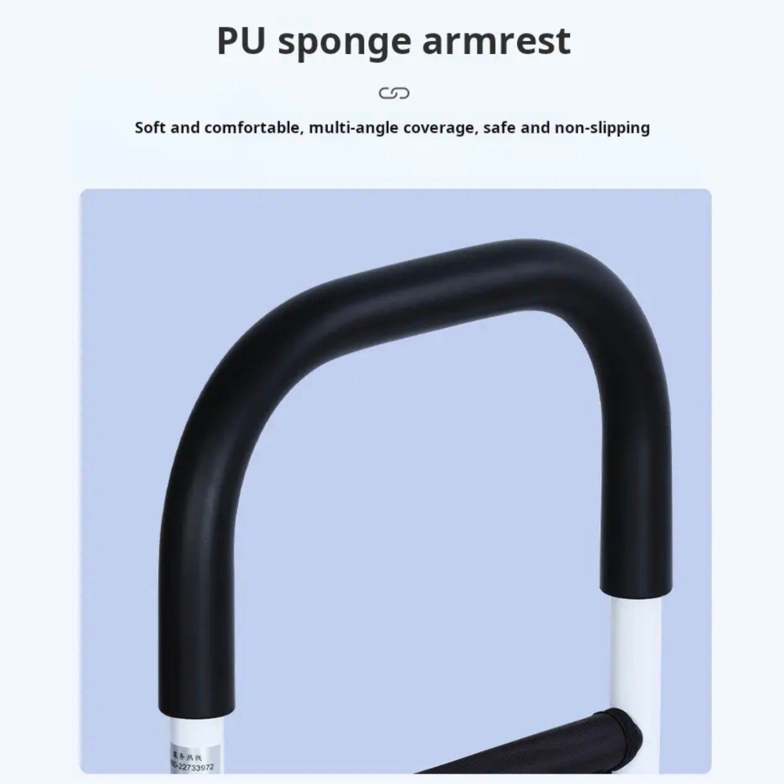 Armrest Design of Bed Assist Rail with Safety Handle.