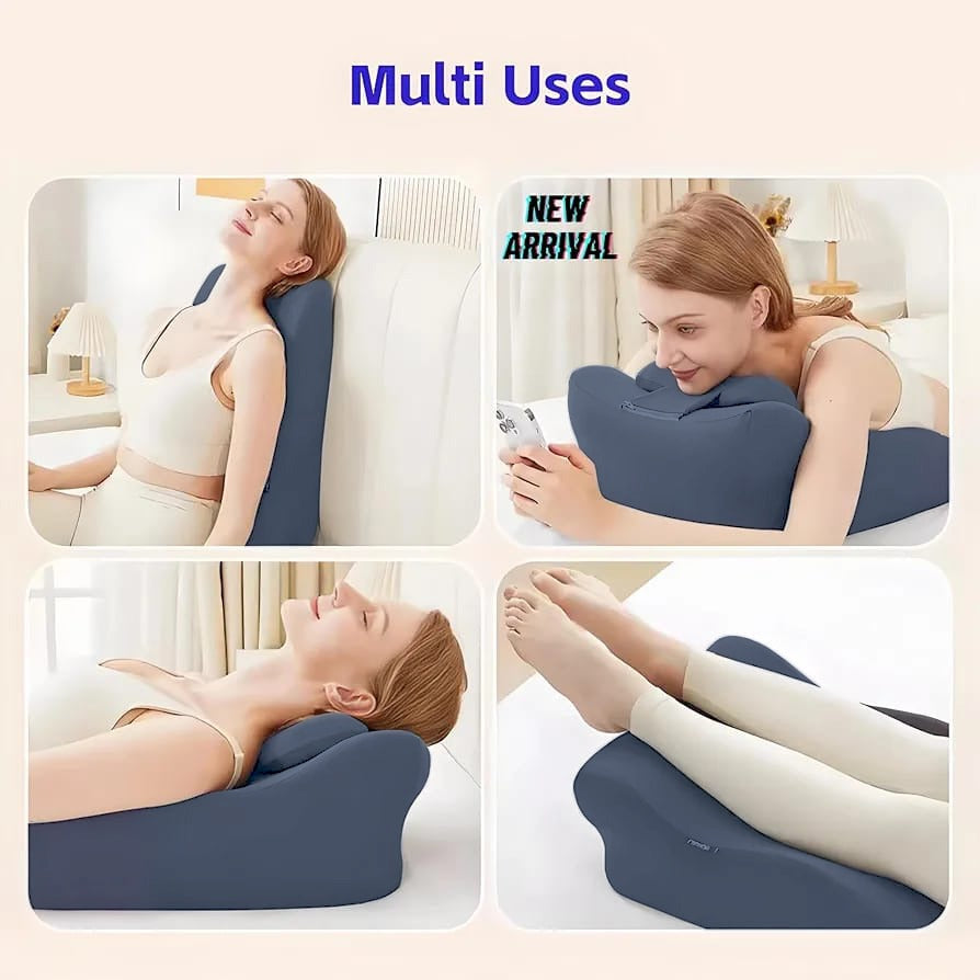 Multi Uses Of Bed Backrest Pillow.