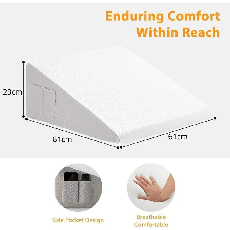 Size Of Bed Wedge Pillow