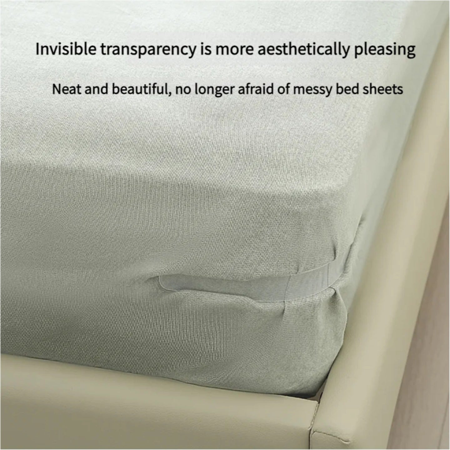 A Bedsheet Kept Securely with the Aid Of Bedsheet Fixer.