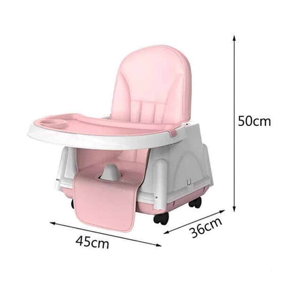 Size Of Adjustable Kids Multi-functional Feeding Chair.