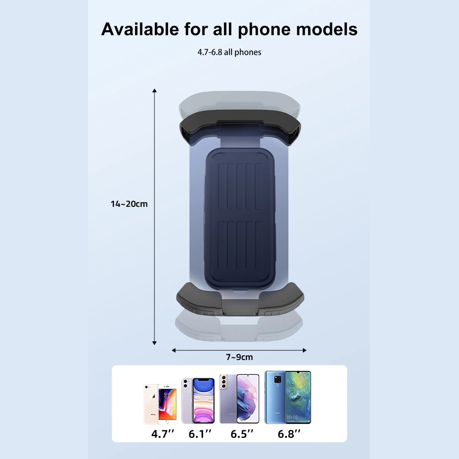 Size Of Bike Mobile Phone Holder.