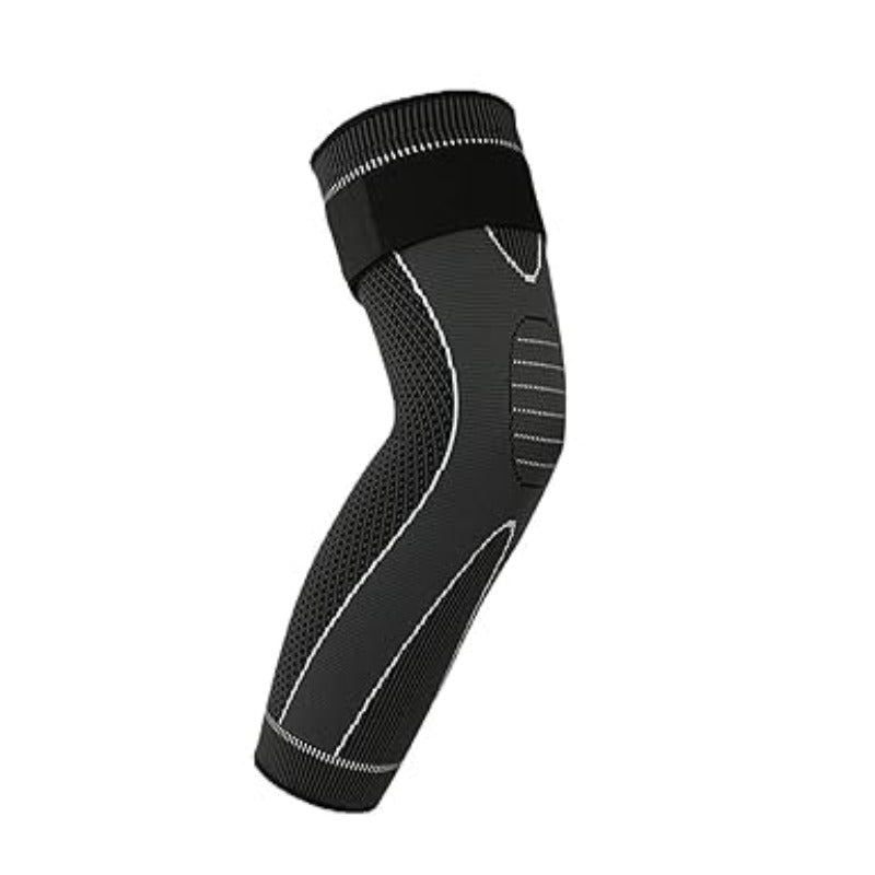 Full Leg Compression Knee Support Sleeves - Leg Brace for Running, Cyc