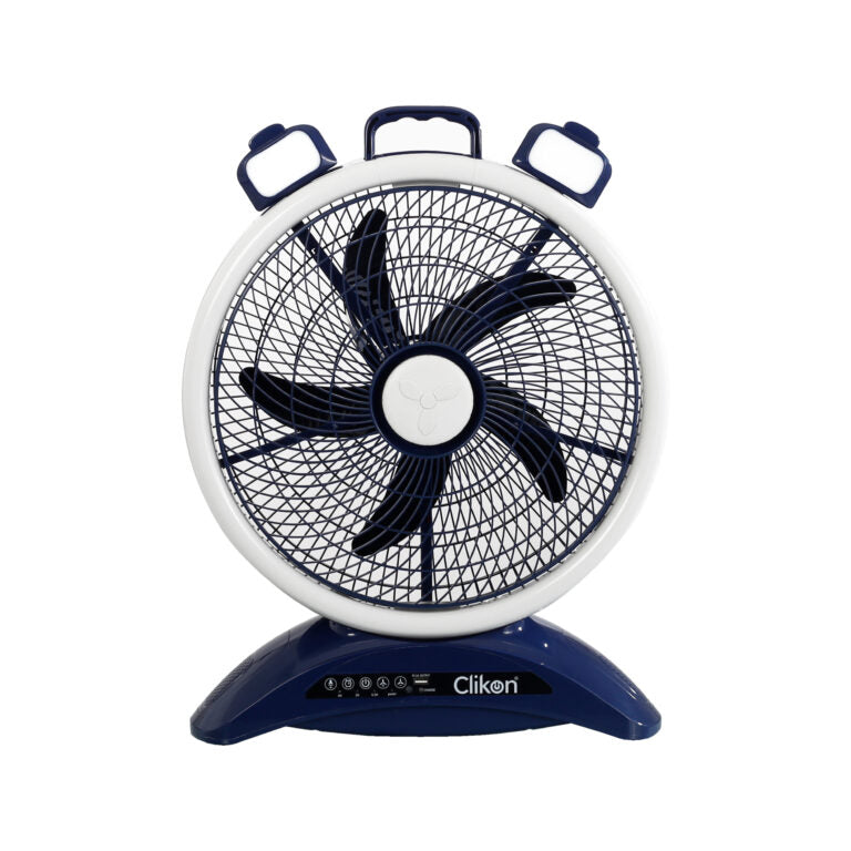 Clikon Tornado  Rechargeable Fan with Lights, Remote Controlled - 7000mAh