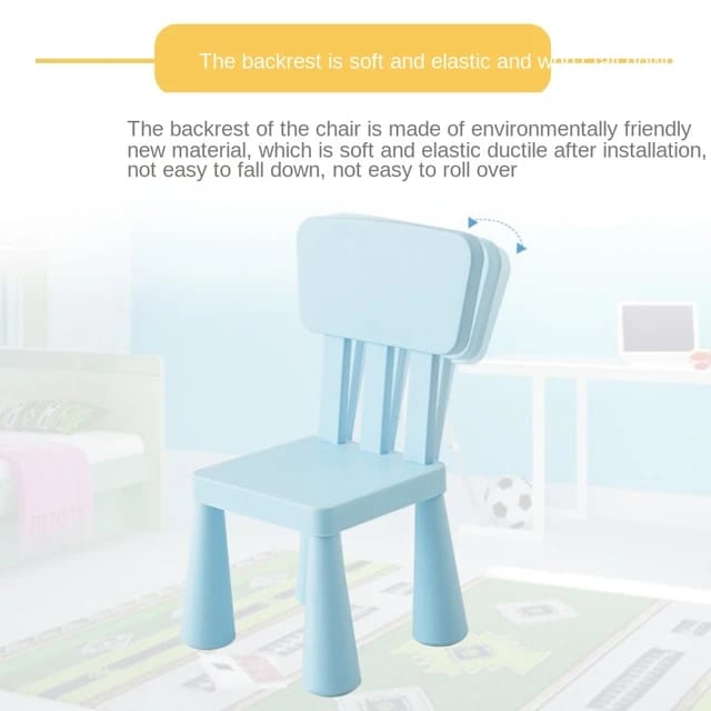 Chair of Children Study Table Furniture Set.