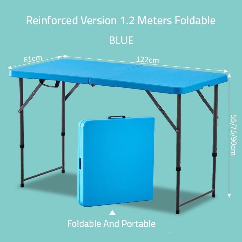 Blue Multi-purpose Foldable Table.