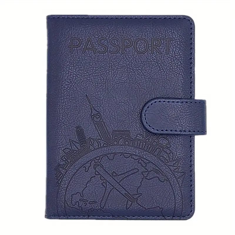 Blue Passport Holder Wallet.