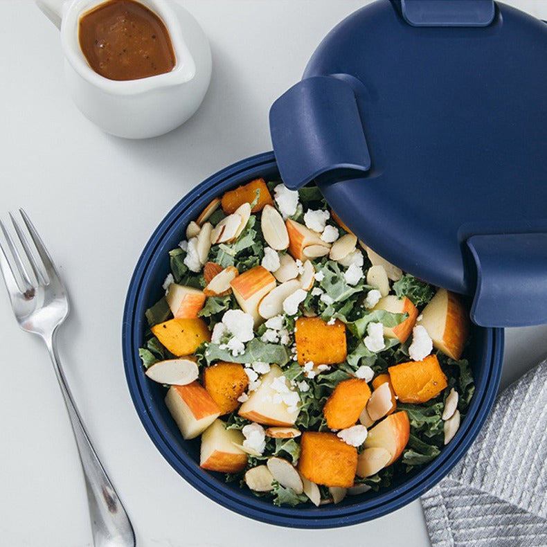 Silicone Bowl Food Container Having Food Item in it.