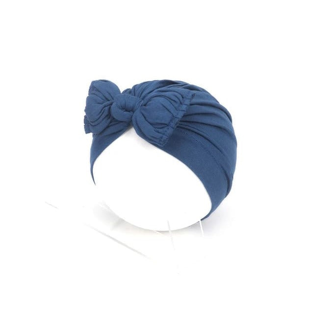 Navy Blue Soft Baby Headband.