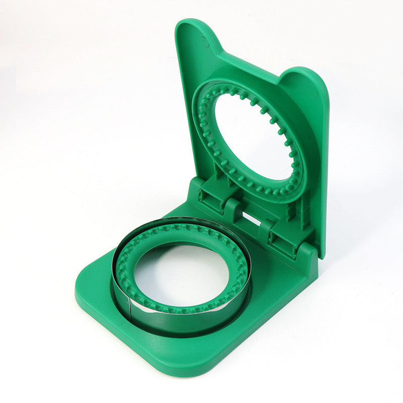 Bread Sandwich Cutter and Sealer in green color