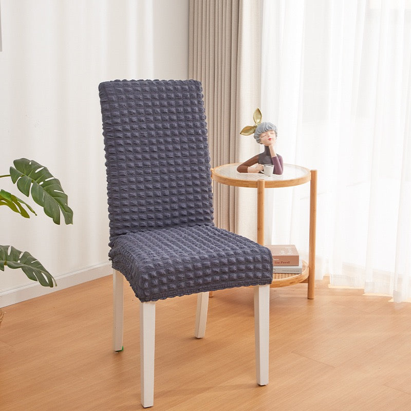 A Chair is Covered With Bubble Stuff Stretchable Chair Cover 