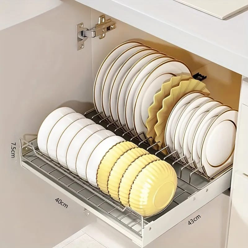 Pull-out Storage Rack for Kitchen Cabinets - Under Sink Organizers And Storage Drawer