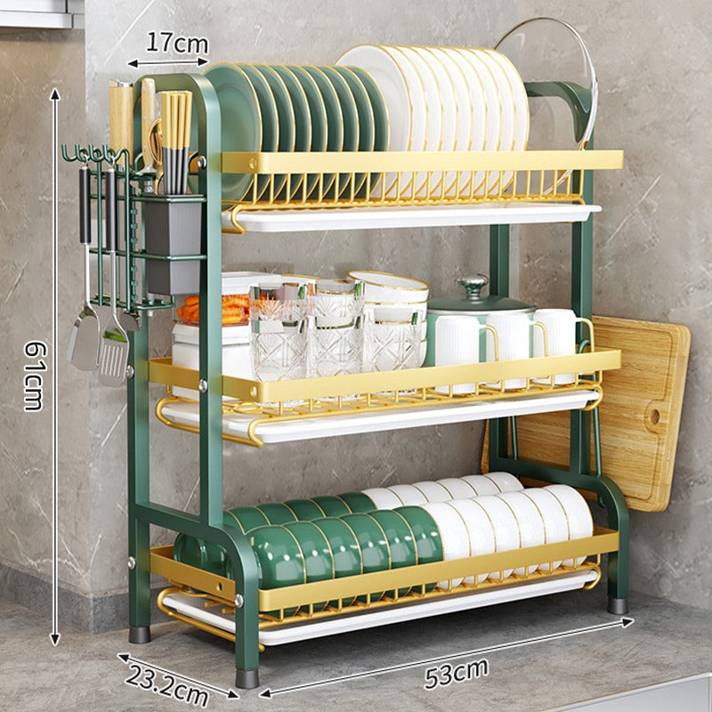 Kitchen Dish Drying Rack with its size