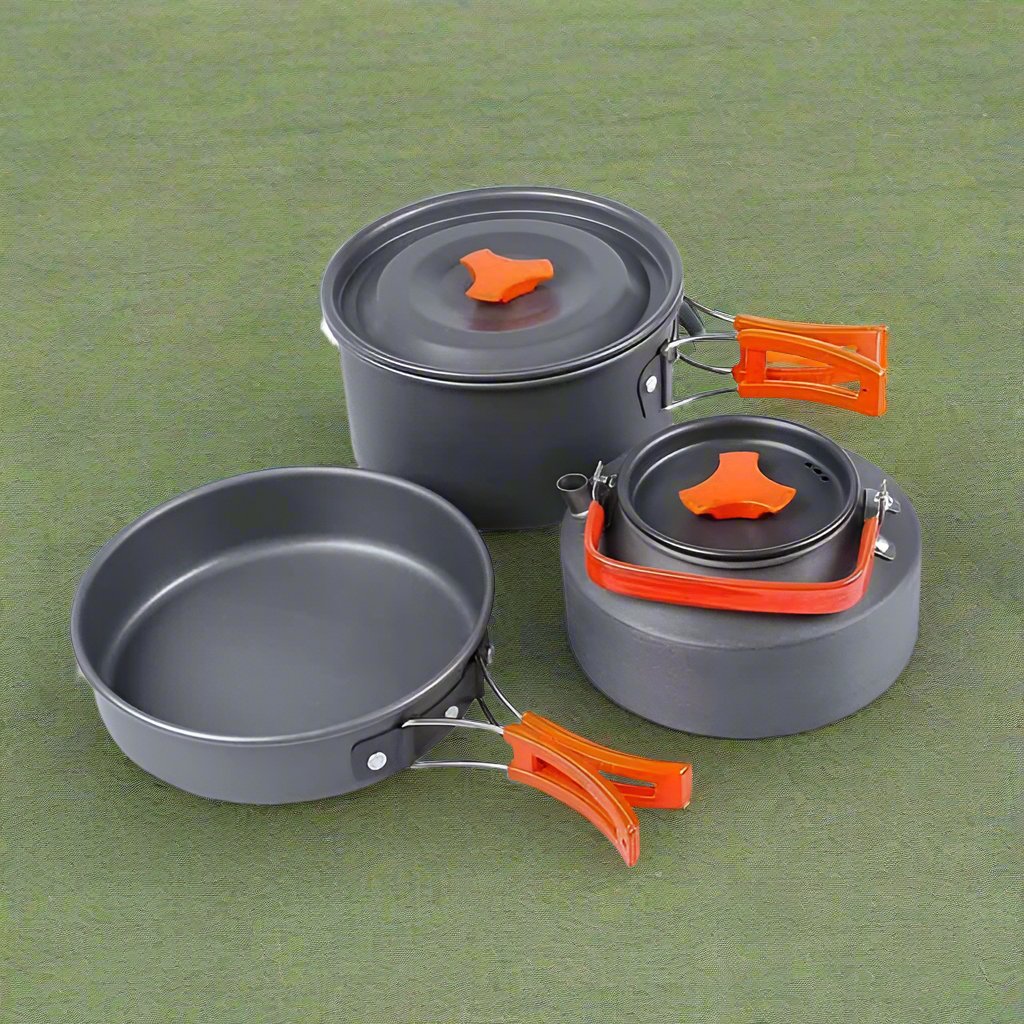 Camping Outdoor Cookware Set.