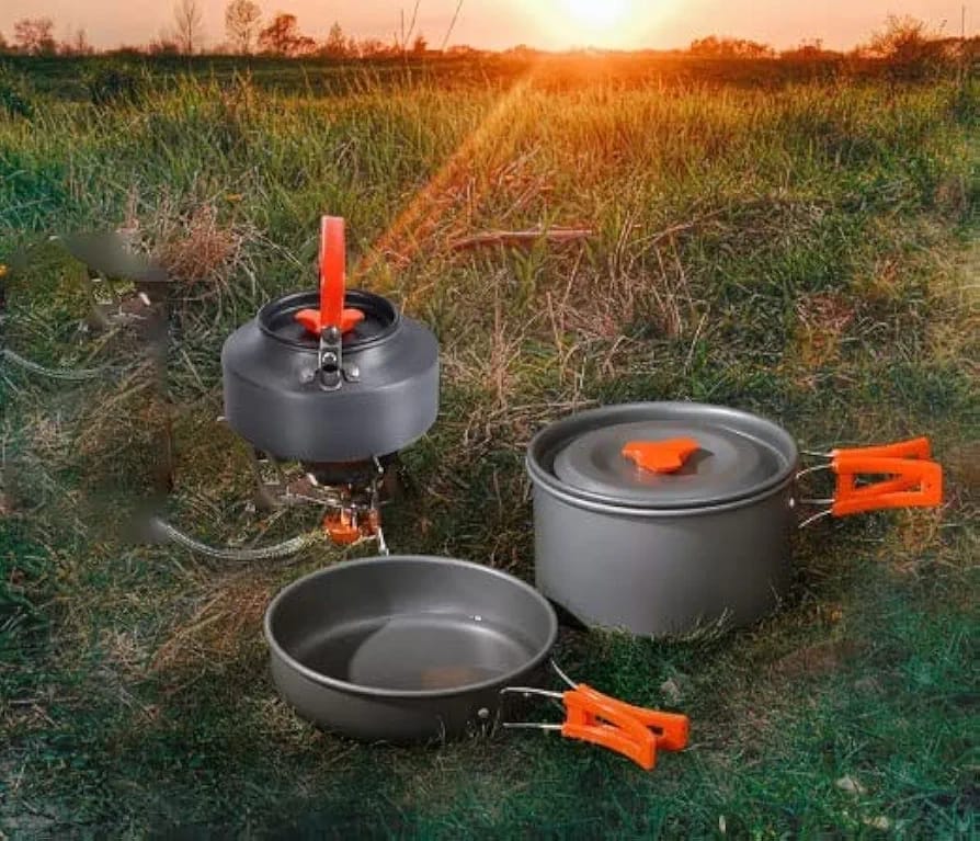 Camping Outdoor Cookware Set.