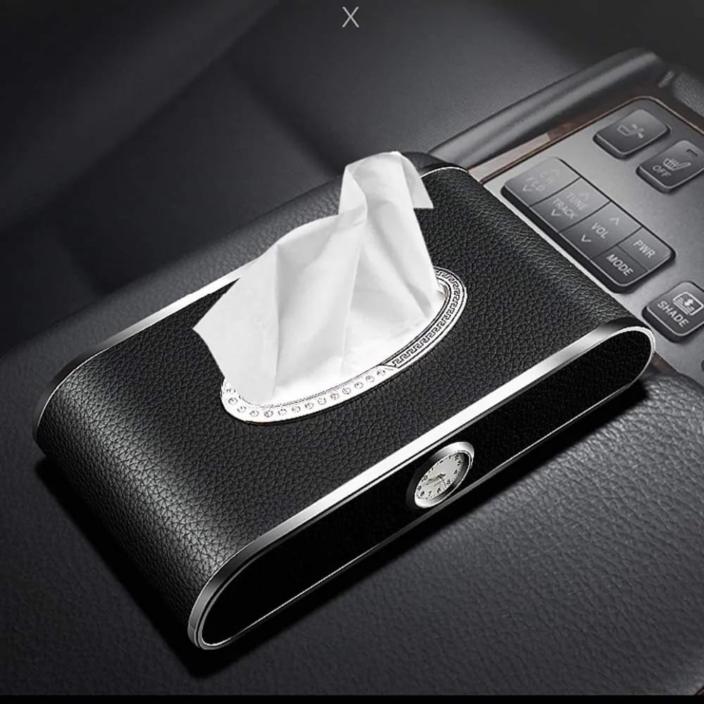 A Car Multi-functional Tissue Box is Kept in a Car.