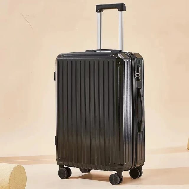 Black Carry-On Luggage Trolley Bag