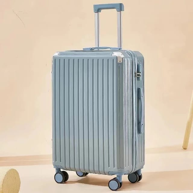 Dark Blue Carry-On Luggage Trolley Bag