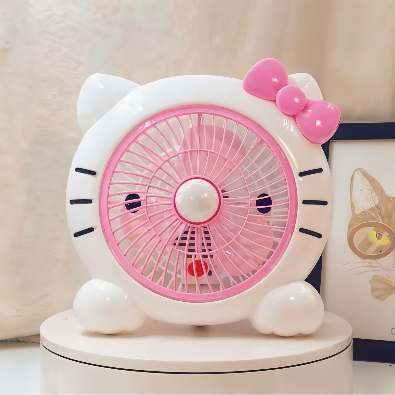  Cartoon Mini Desk Personal Fan.