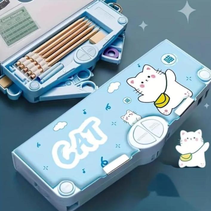 Cat Themed Pencil Box For Kids