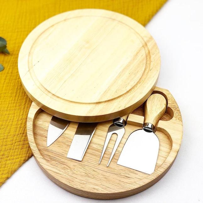 Cheese Board Platter and Knife Set.