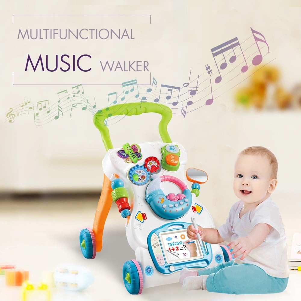 A Baby Is Playing With Children Music Walker.