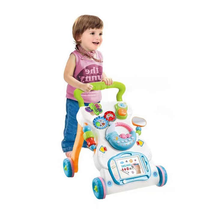 A Baby is Walking With Children Music Walker.