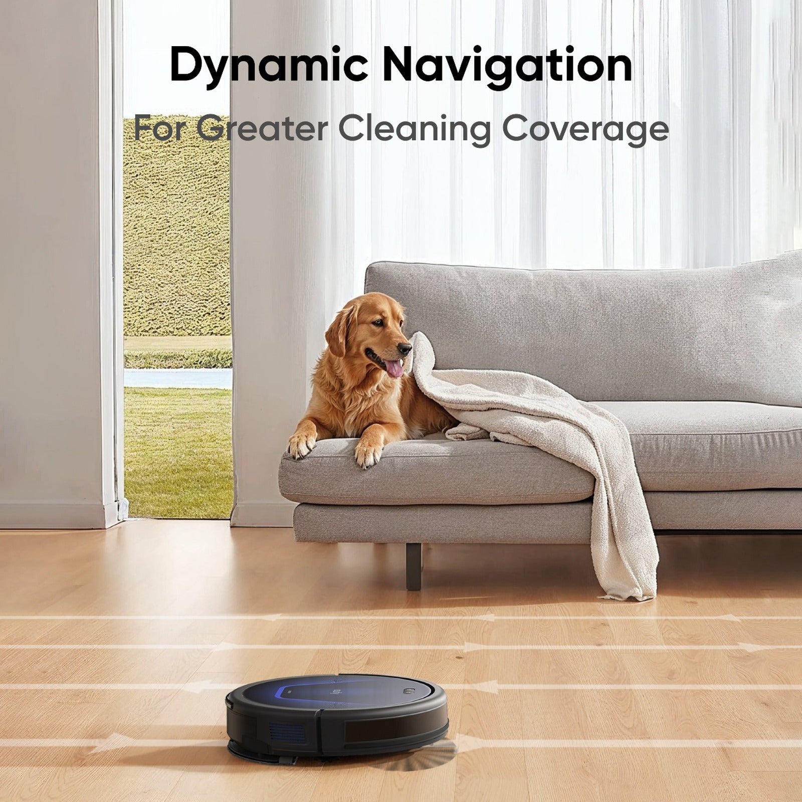 eufy G50 Hybrid Robot Vacuum & Mop is Cleaning Floor.