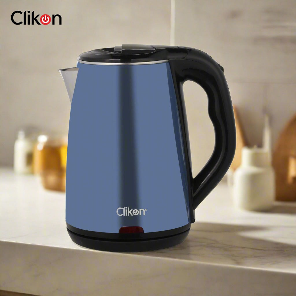 Clikon Double Wall Electric Kettle - 1.8 Litre.