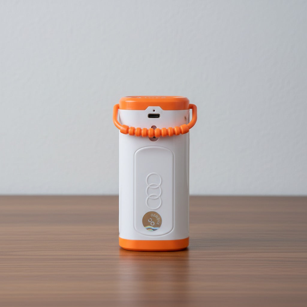 Back Side of Clikon LED Rechargeable Lantern.