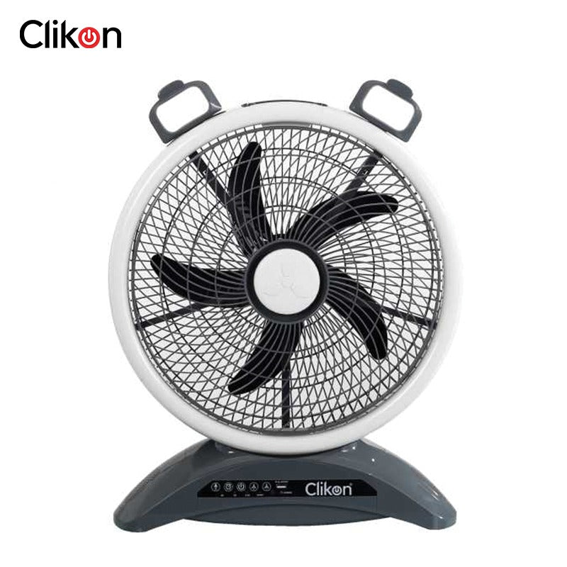 Clikon Tornado  Rechargeable Fan with Lights, Remote Controlled - 7000mAh
