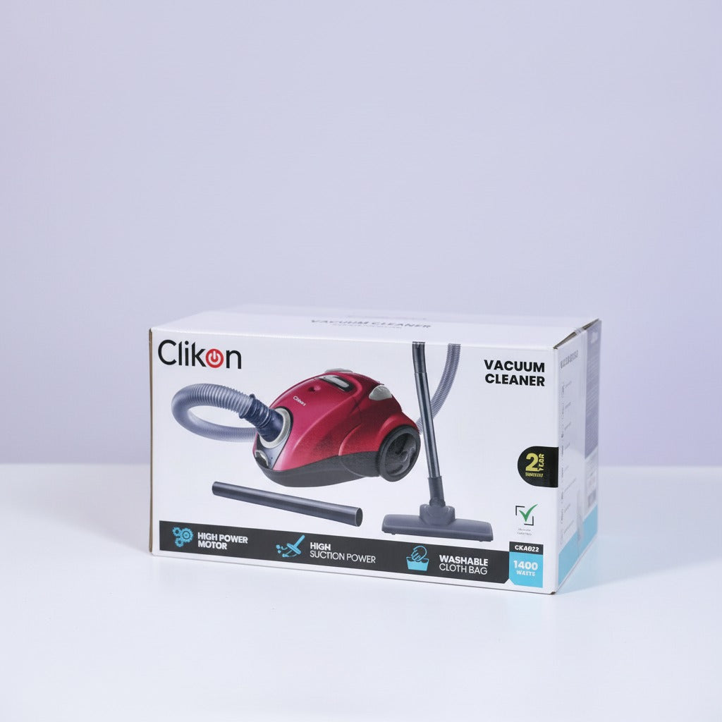 Package of Clikon Vacuum Cleaner.