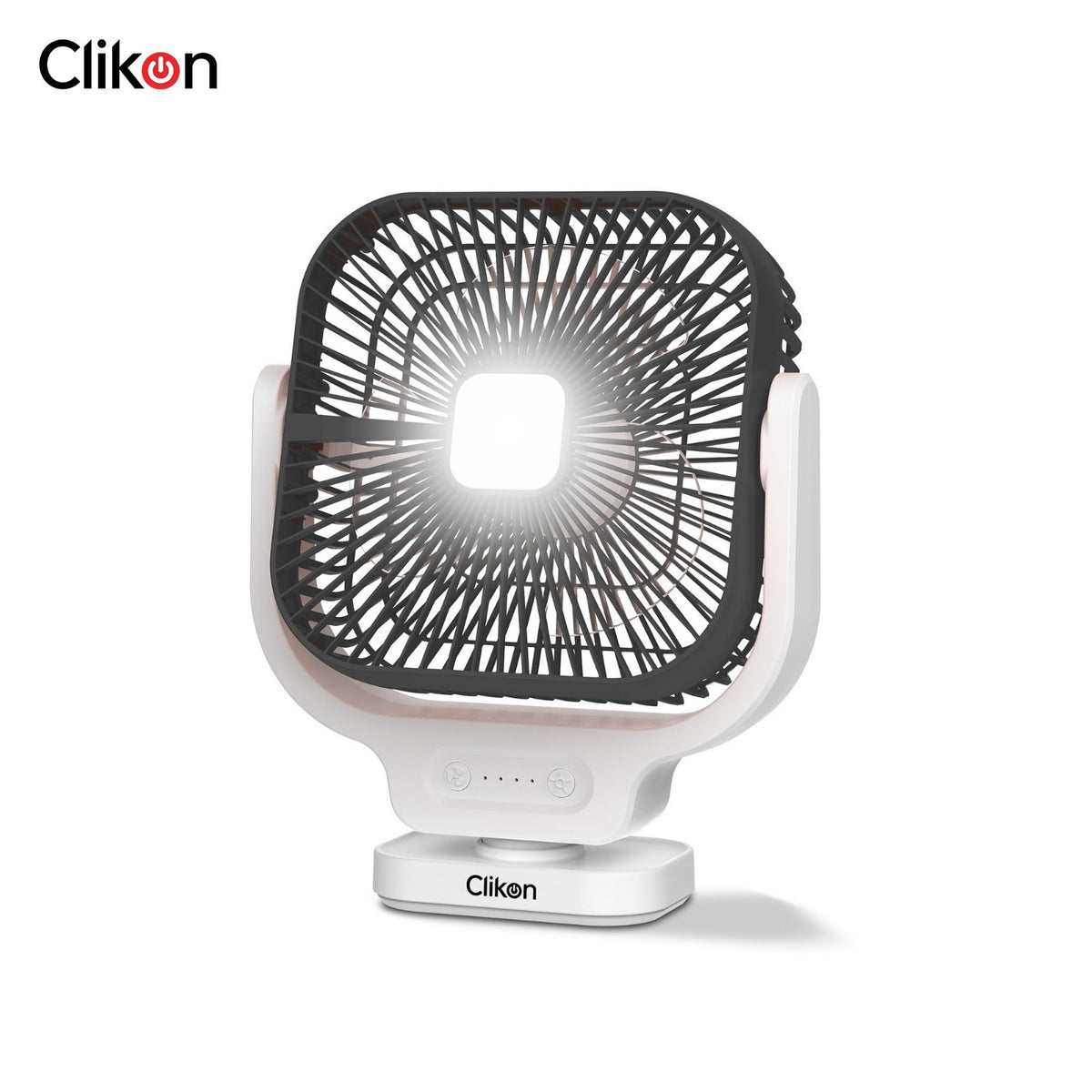 Clikon Wall Mounted Rechargeable LED Fan.
