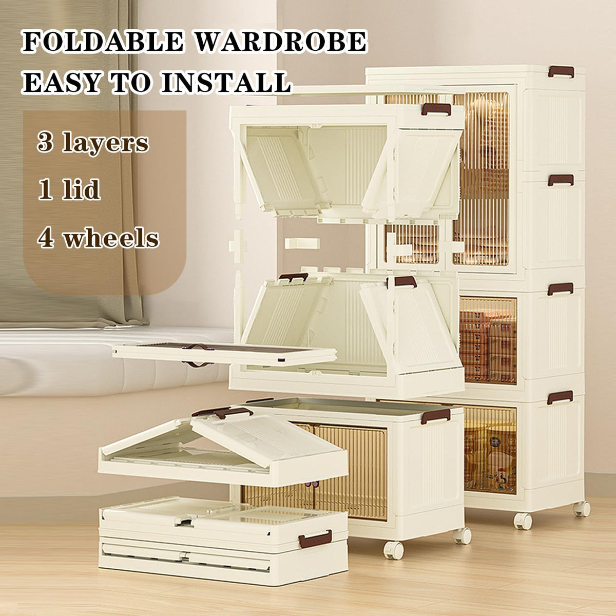 Installing Of Cloth Storage Cabinet.