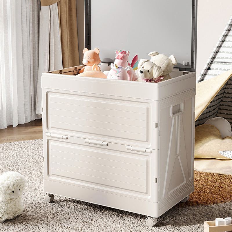 Cloth Storage Organizer Box Organized with Toys.