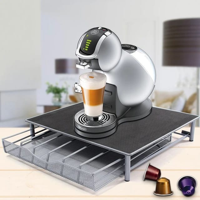 Coffee Pod Holder Holding Coffee Machine.