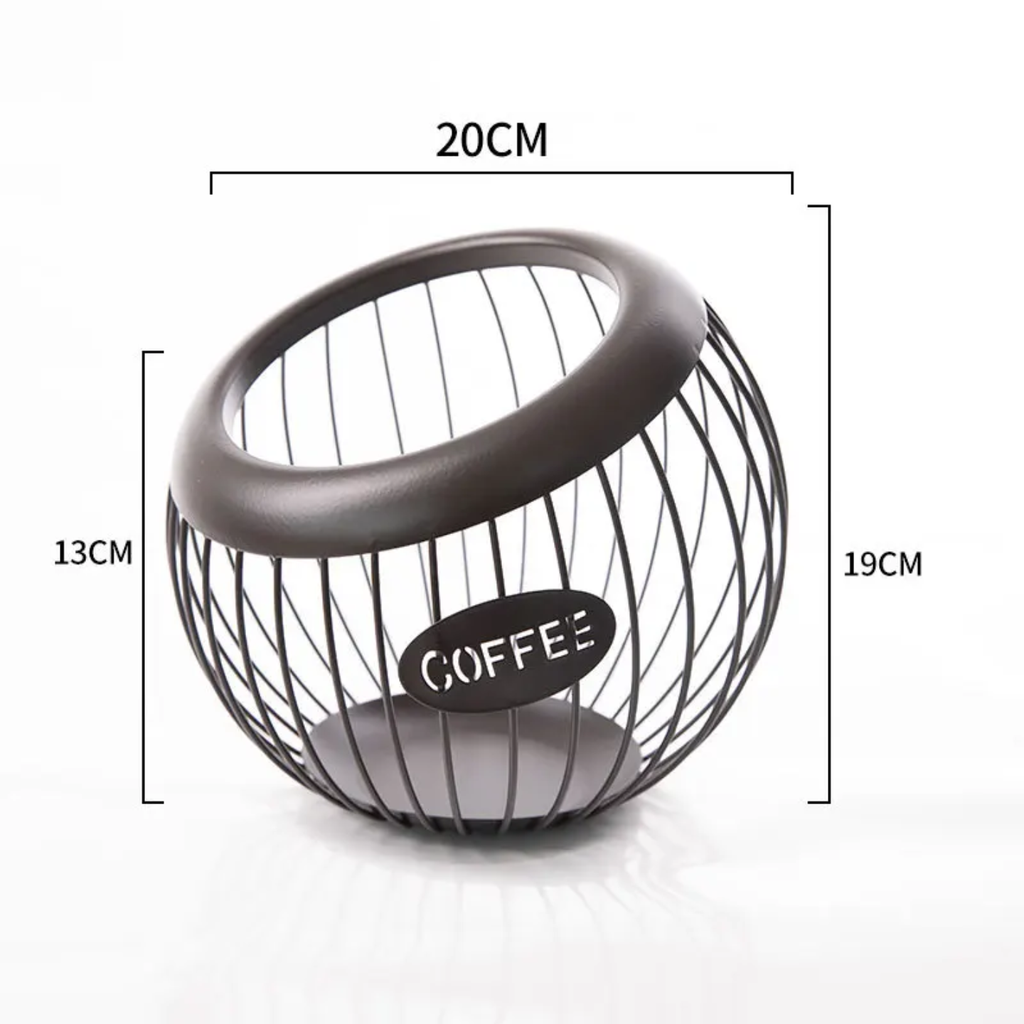 Coffee Pod Holder, Coffee Capsule Storage Basket Organizer Coffee Pod Holder, Coffee Capsule Storage Basket Organizer