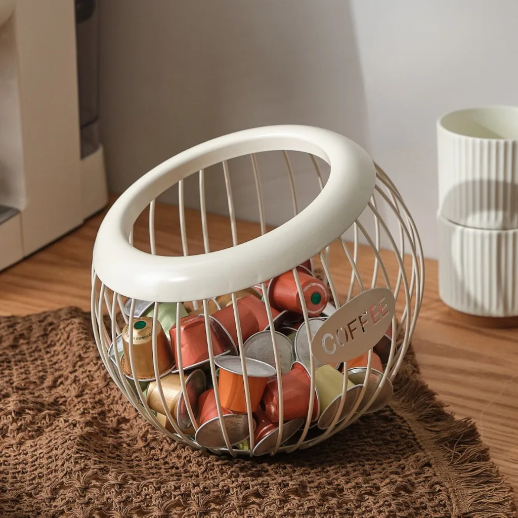 Coffee Pod Holder, Coffee Capsule Storage Basket Organizer Coffee Pod Holder, Coffee Capsule Storage Basket Organizer